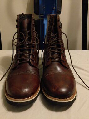 HELM Johnson Boots - Brown - Size 10EE - Good Condition - Discontinued